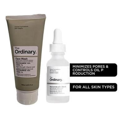 Revitalize Your Skin: 2 in 1 Skincare Bundle - 1 Face Wash + 1 Niacinamide Serum (2 Pcs)